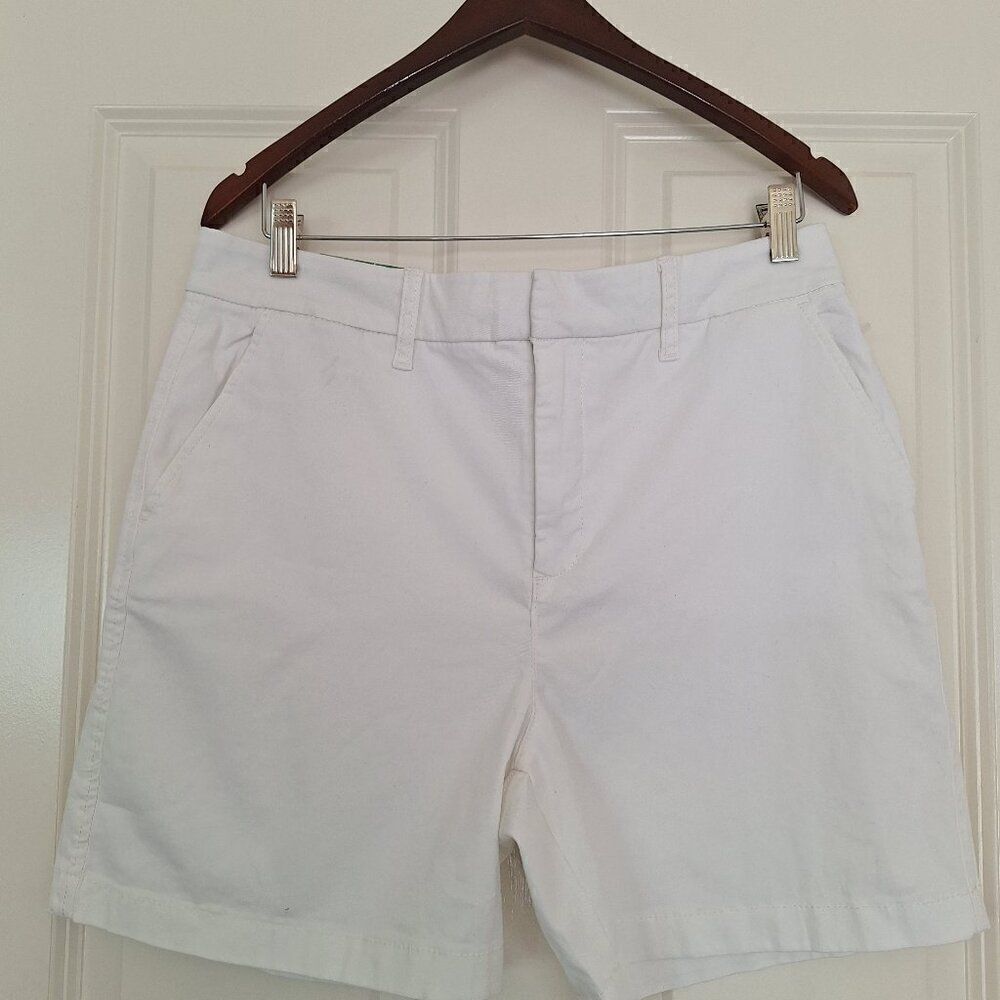 Anne Klein Jeans- White Chino Short‎ Size 12